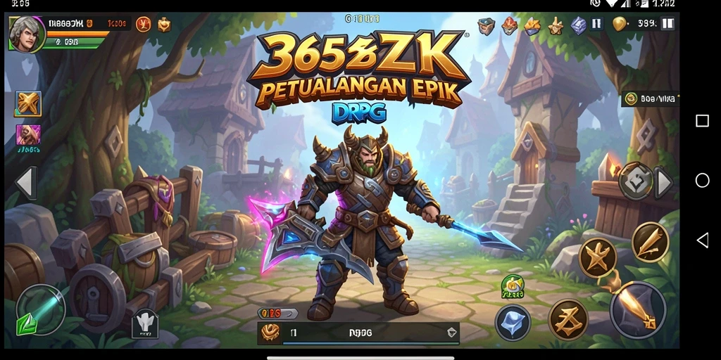 Tampilan gameplay mendebarkan dalam game RPG 365ZK.