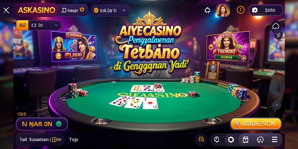 Gameplay Live Casino di ASKASINO dengan dealer profesional dan interaksi nyata.