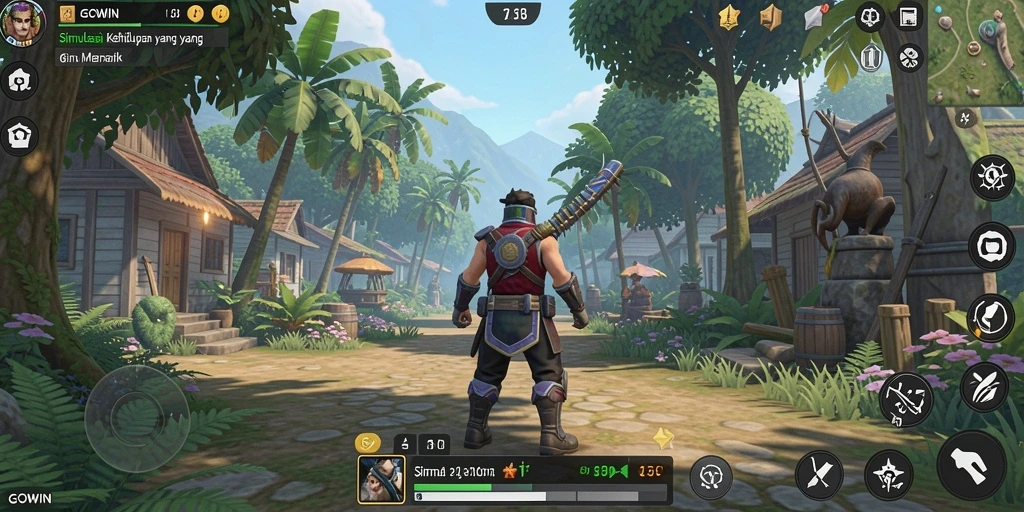 Tampilan gameplay GOWIN yang menarik dan interaktif.