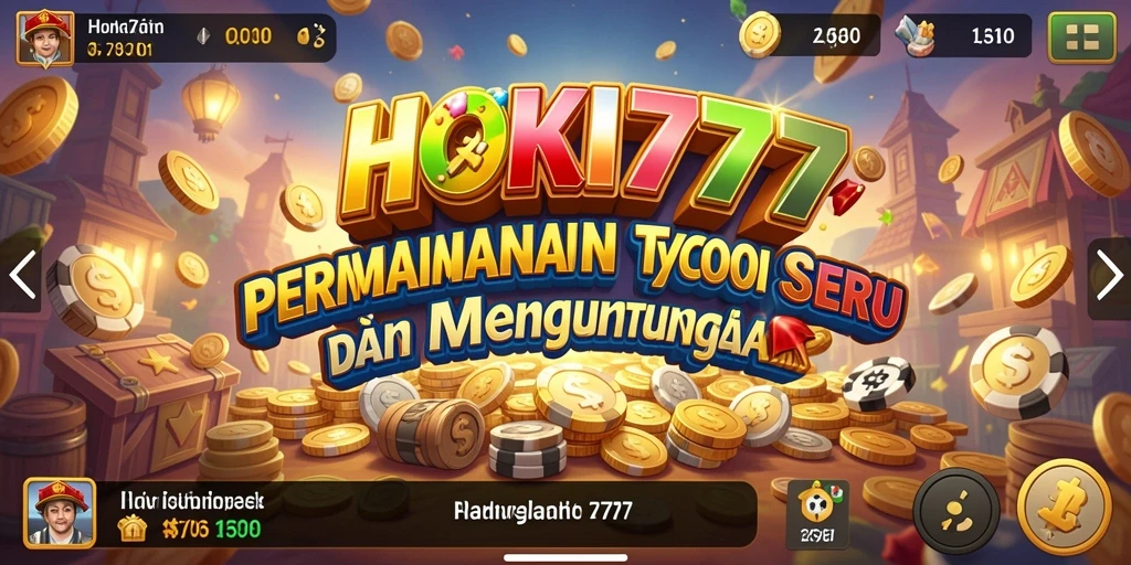 Tampilan menarik dari gameplay HOKI777 dalam membangun bisnis.