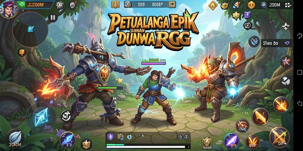 Tangkapan layar menarik dari gameplay <strong>J200M</strong> yang penuh petualangan RPG.