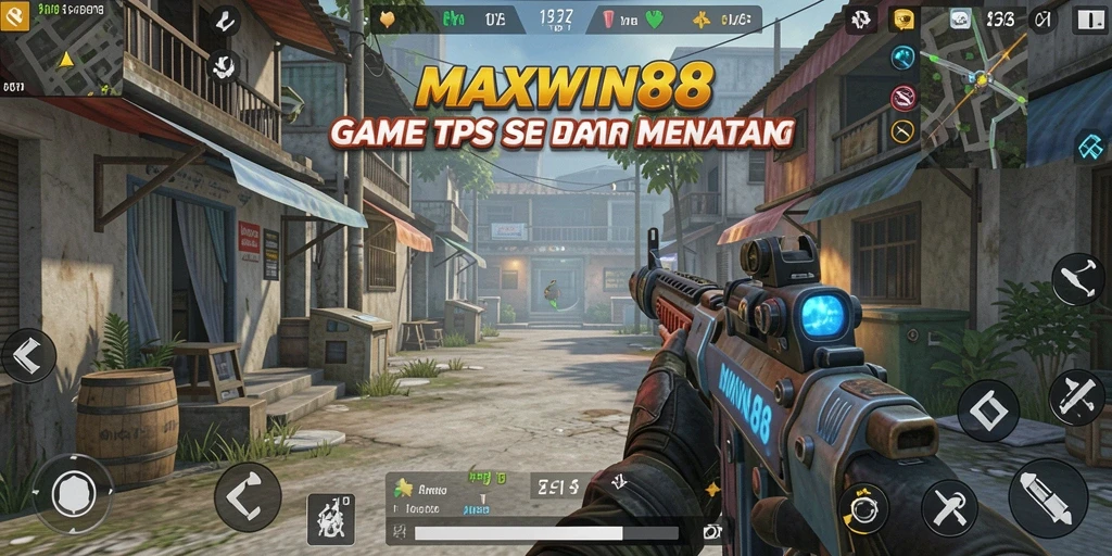 Screenshot gameplay MAXWIN88 yang menampilkan aksi seru di TPS.