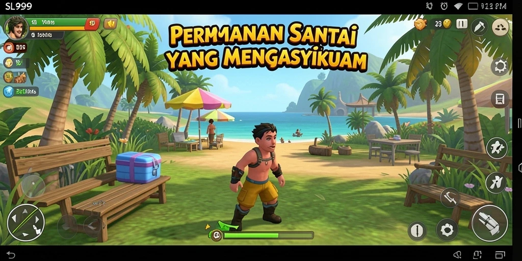 Tampilan gameplay SL999 yang penuh warna dan mengasyikkan.