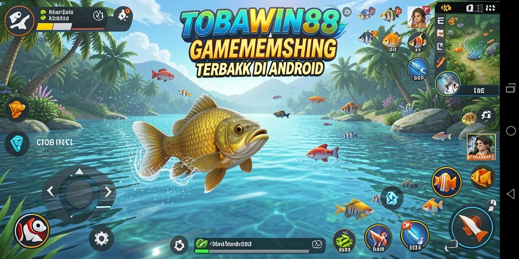 Tampilan gameplay TOBAWIN88 yang menarik saat memancing.